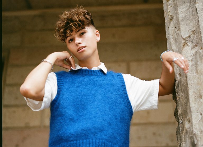 Kris8an Kristian Grippo - Tiktok Boy - Blue Vest Fashion - HEYBOY x Vanity Teen