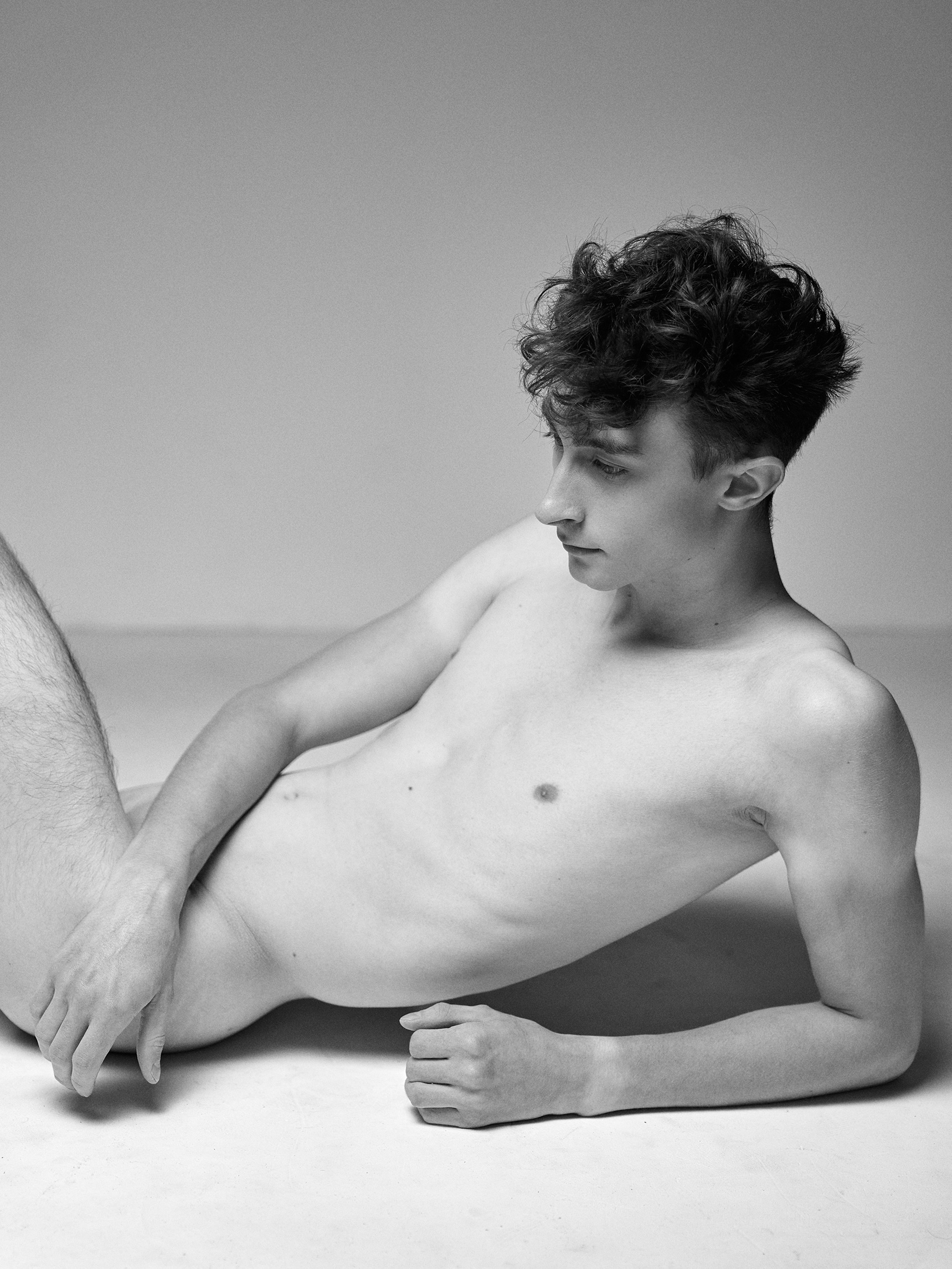 In Stillness — monochrome series on posture and modern masculinity, a HeyBoy Exclusive.