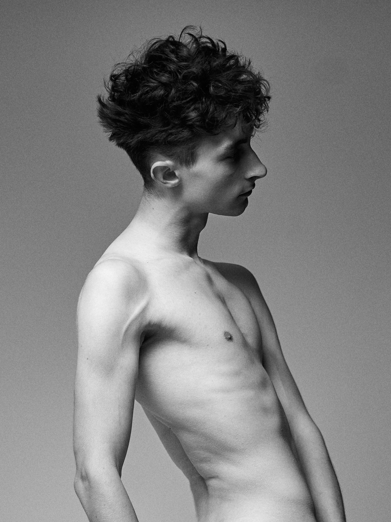 In Stillness — monochrome series on posture and modern masculinity, a HeyBoy Exclusive.