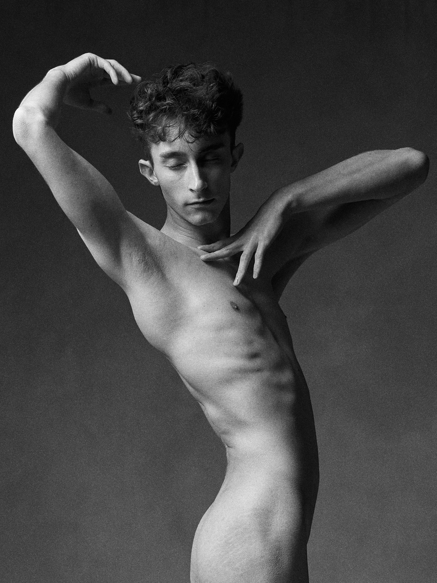 In Stillness — minimal B&W editorial on form and the nude form, a HeyBoy Exclusive.