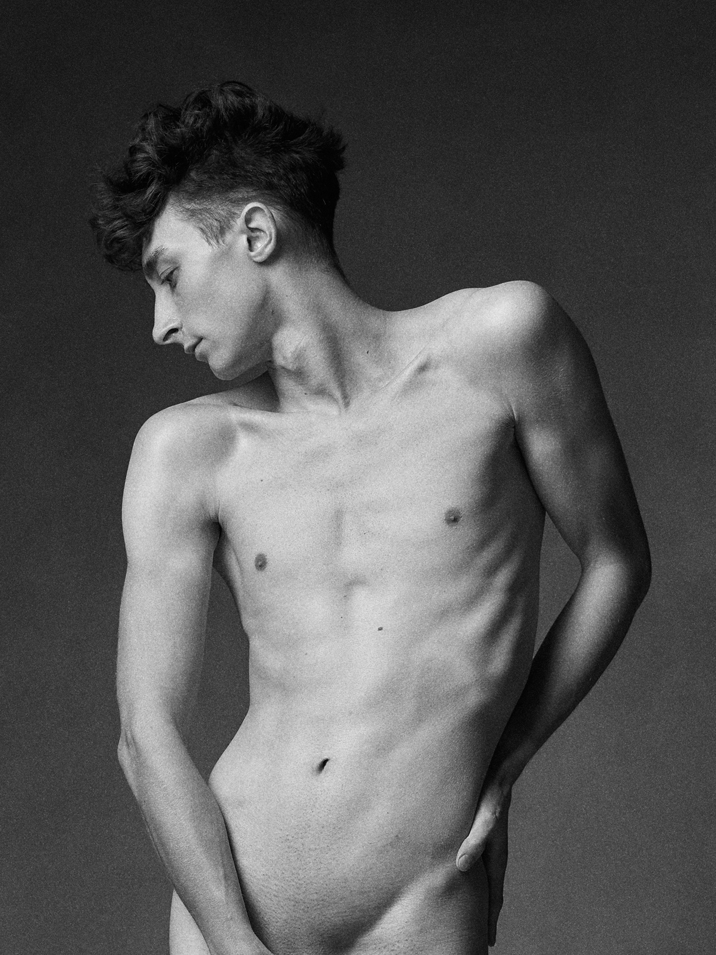 In Stillness — minimal B&W editorial on form and the nude form, a HeyBoy Exclusive.